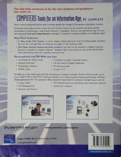 Computers: Tools for an Information Age, Complete By H. L. Capron and J. A. Johnson