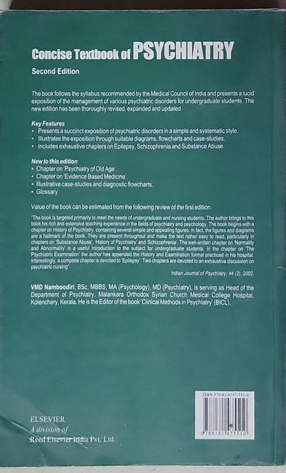 Concise Textbook of Psychiatry: Second Edition
