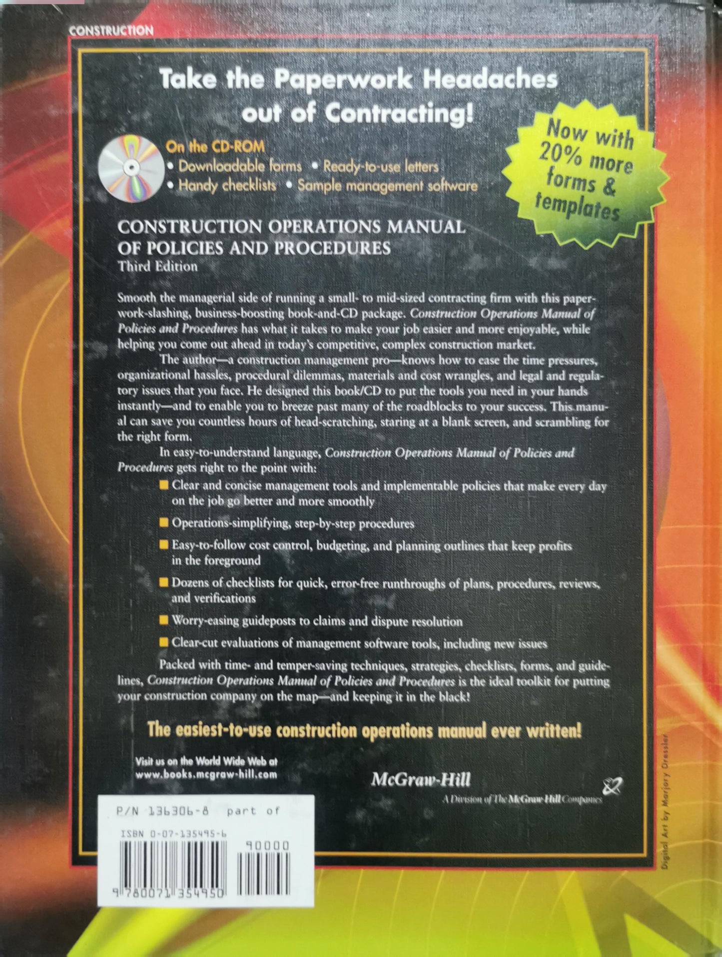 Construction Operations Manual of Policies & Procedures: Third Edition By Andrew M. Civitello, Jr.