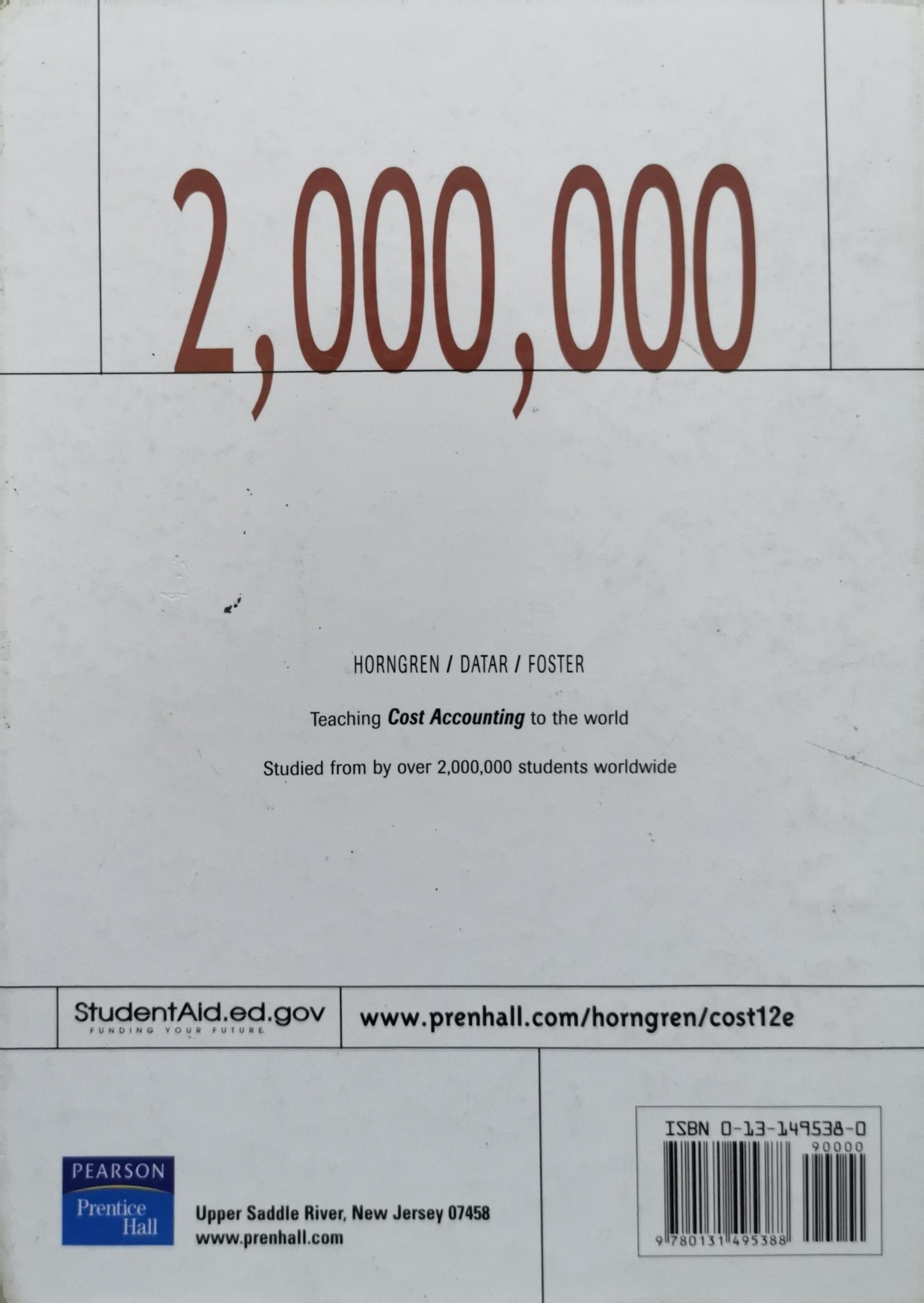 Cost Accounting: Twelfth Edition By Horngren and Datar and Foster