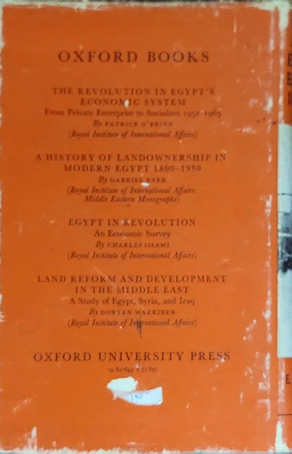 COTTON AND THE EGYPTIAN ECONOMY 1820-1914