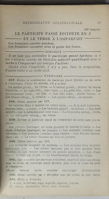 COURS D'ORTHOGRAPHIE: par E. et M. Bled – cours élémentaire et moyen