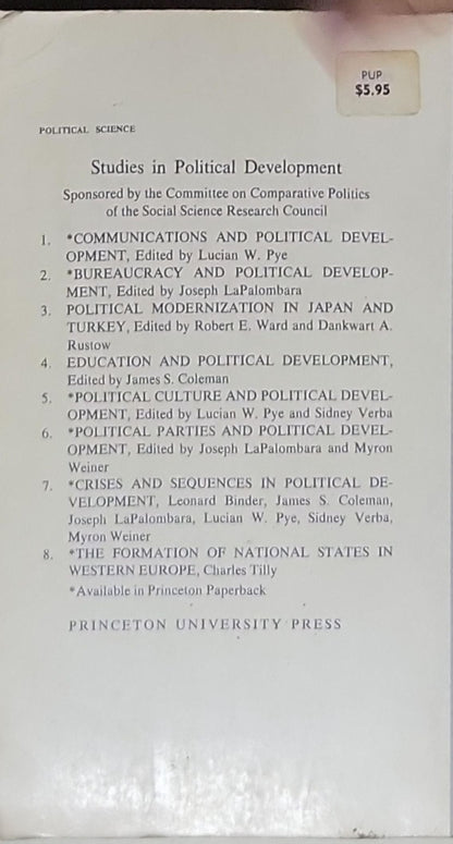 Crises and Sequences in Political Development: SPD-7 Studies in Political Development