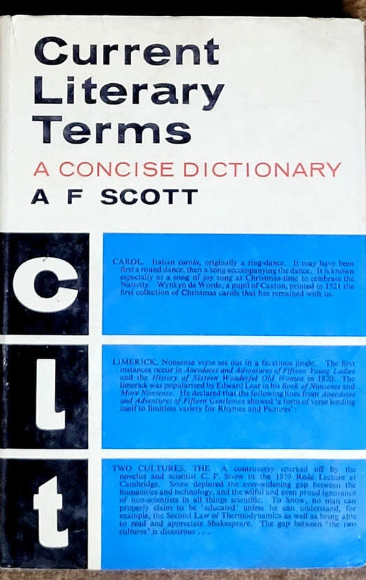 Current Literary Terms: A Concise Dictionary
