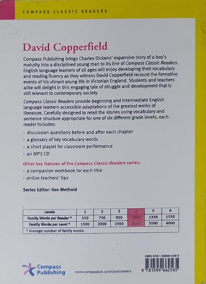David Copperfield: Compass Classic Readers Level 4 By Charles Dickens