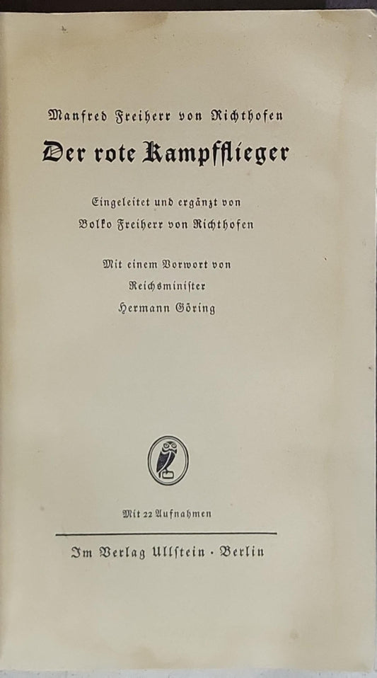 Der rote Kampfflieger