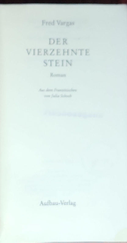 Der vierzehnte Stein: Kommissar Adamsberg ermittelt (Aufbau Taschenbuch Verlag, 2. Auflage)