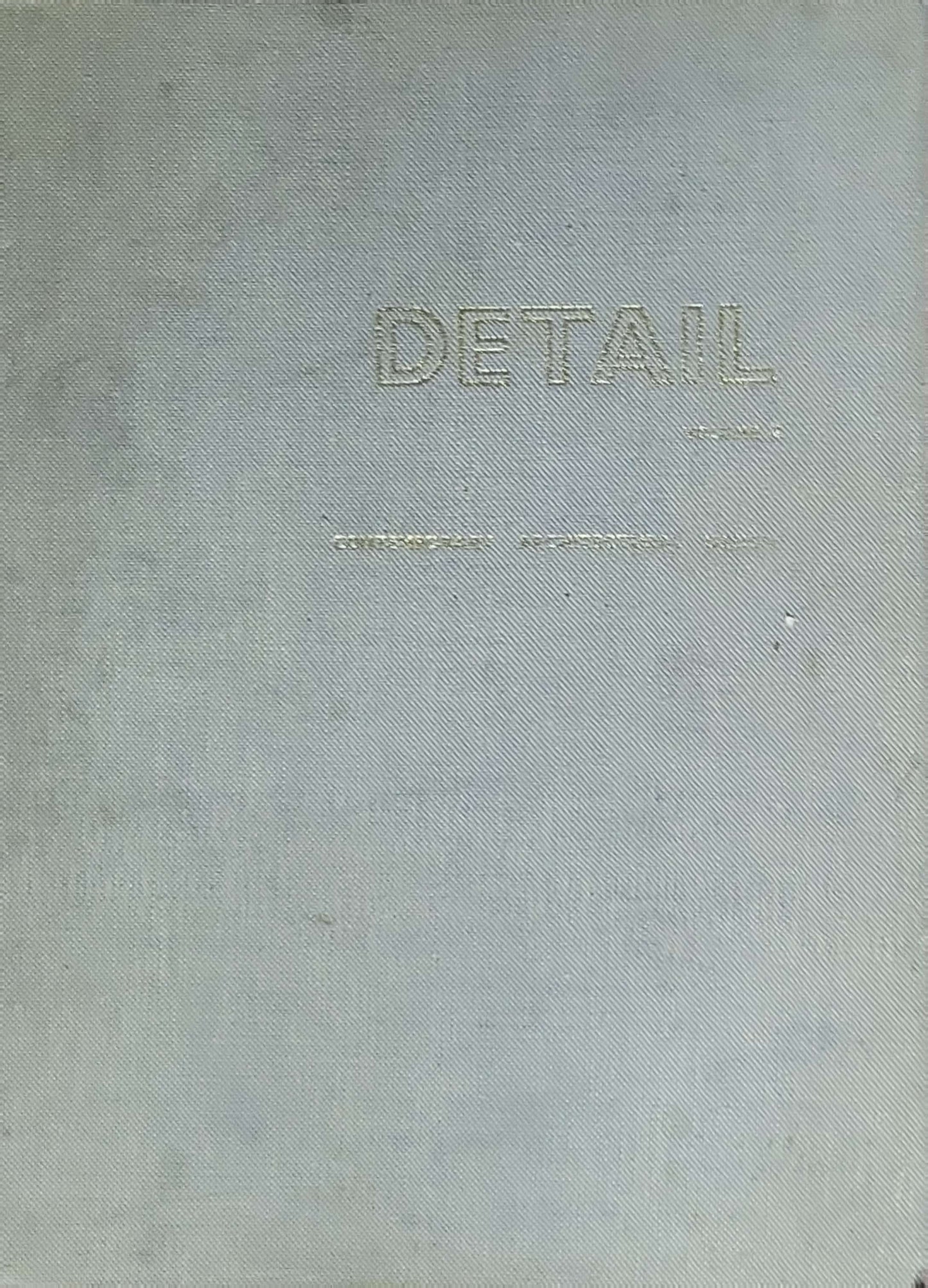 Detail. Contemporary Architectural Design. Volume 2: (edited by Konrad Gatz)