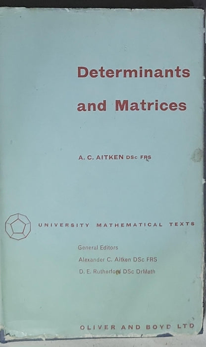 Determinants and Matrices