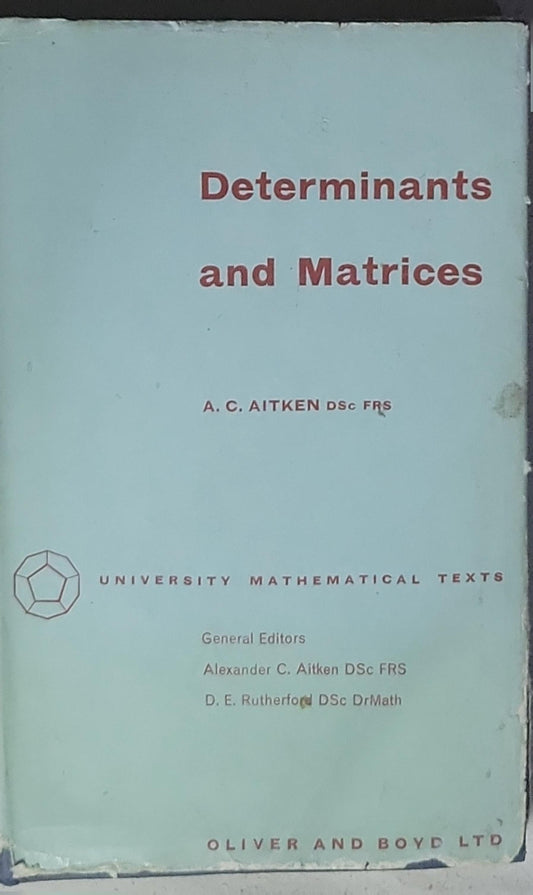 Determinants and Matrices