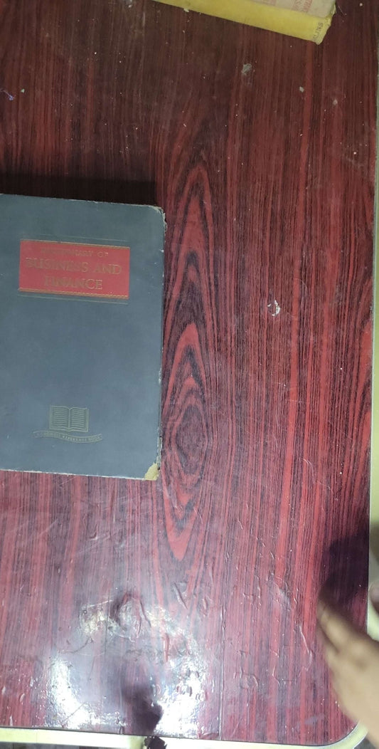 Dictionary of Business and Finance: First edition