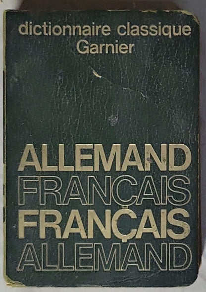 Dictionnaire classique Garnier: Allemand-Français / Français-Allemand By Garnier