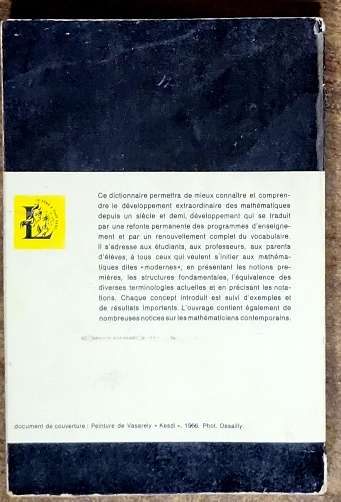 dictionnaire des mathématiques modernes