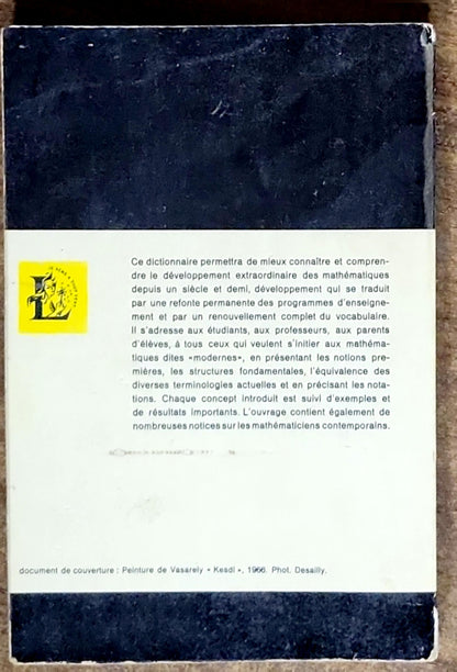 dictionnaire des mathématiques modernes