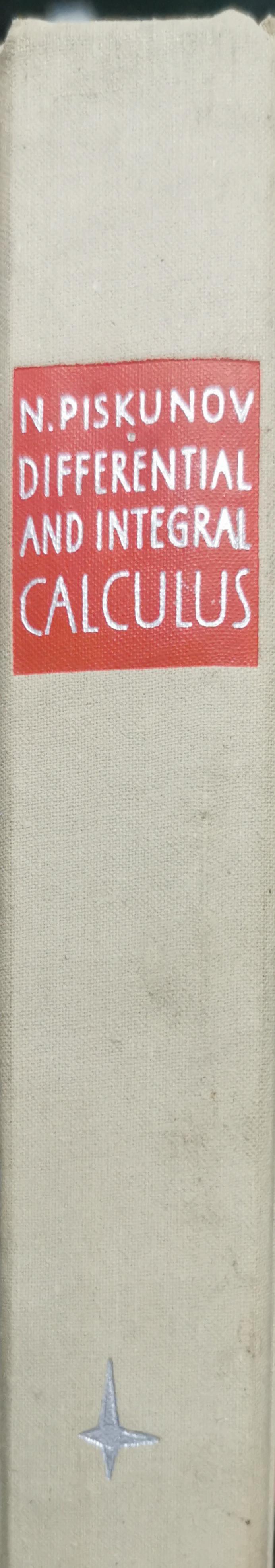 Differential and Integral Calculus By N. Piskunov