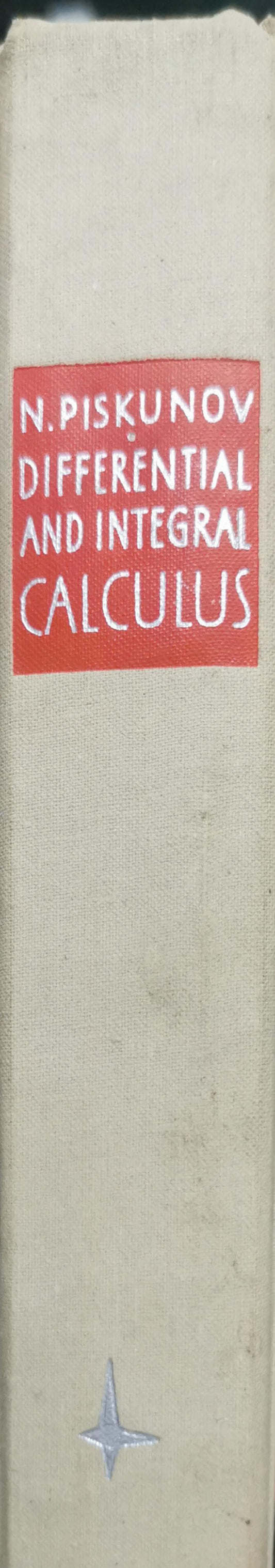 Differential and Integral Calculus By N. Piskunov