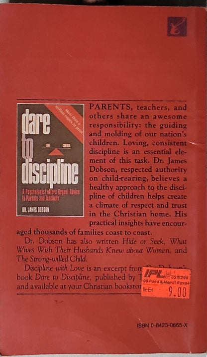 Discipline with Love By James C. Dobson