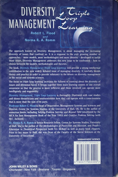 Diversity Management: Triple Loop Learning By Robert L. Flood and Norma R. A. Romm and