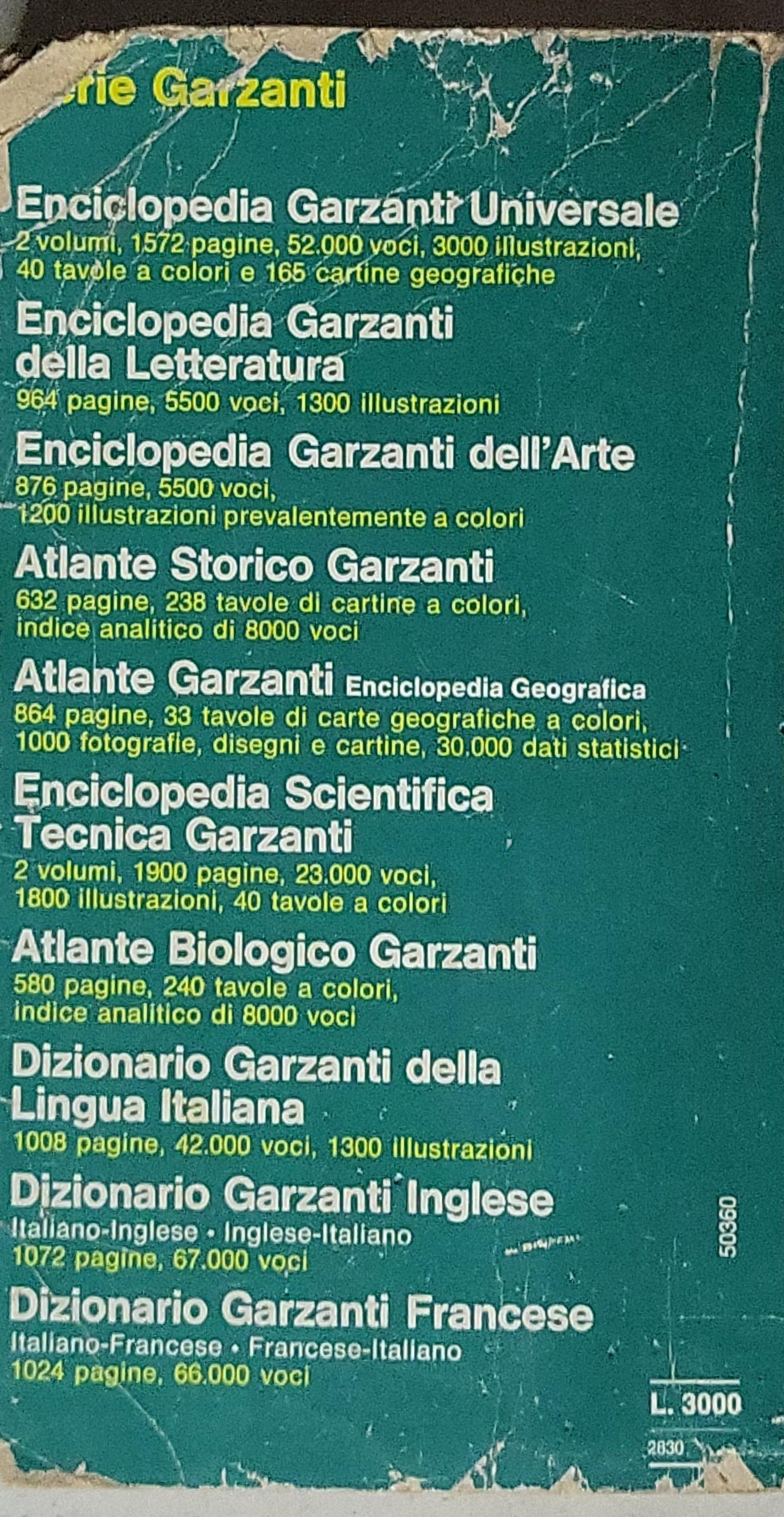 Dizionario Garzanti Inglese: Italiano-Inglese • Inglese-Italiano