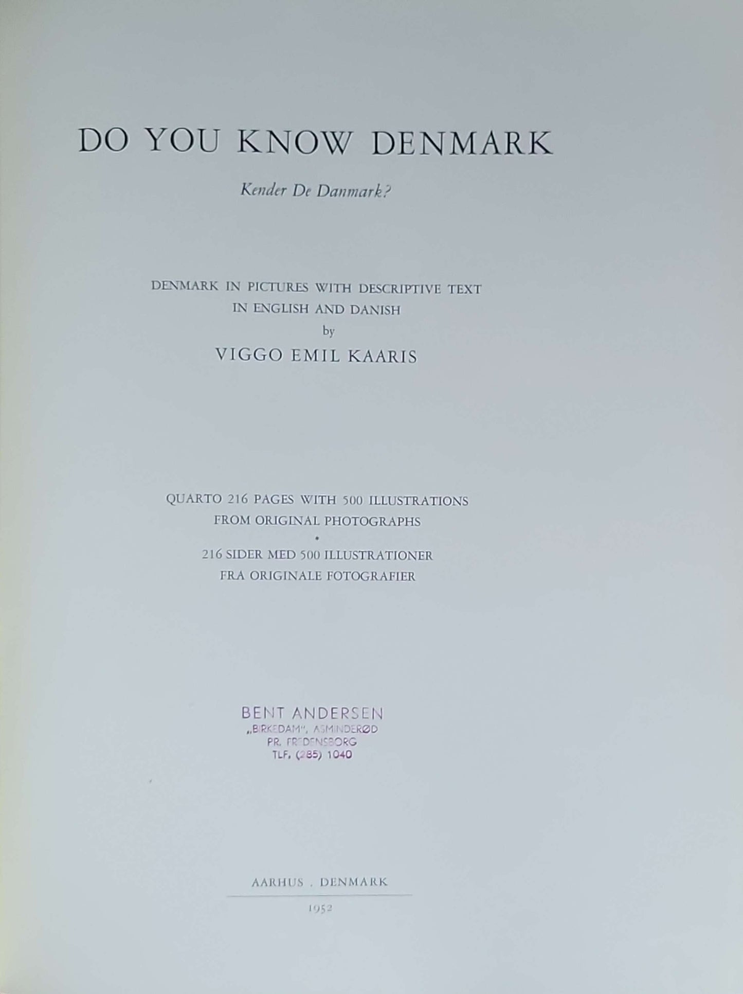 Do You Know Denmark: Kender De Danmark?