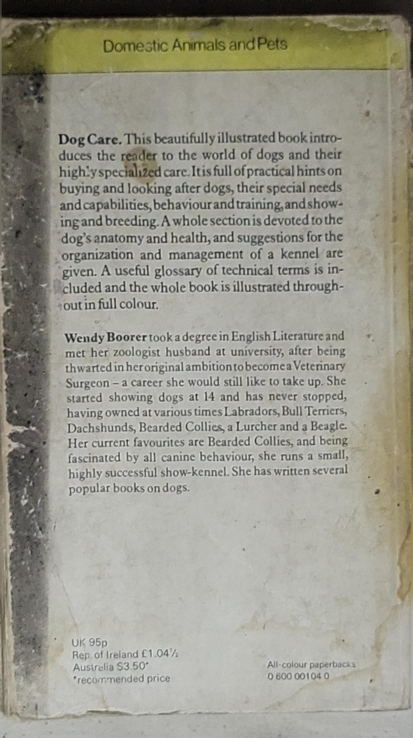 Dog Care: Hamlyn all-colour paperbacks, domestic animals and pets