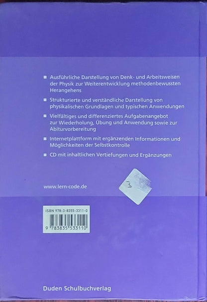 Duden Physik: Sekundarstufe II – Neubearbeitung (2., vollständig überarbeitete Ausgabe)