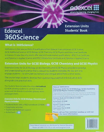 Edexcel 360 Science: Students' Book Extension Units / Students' Book Extension Units