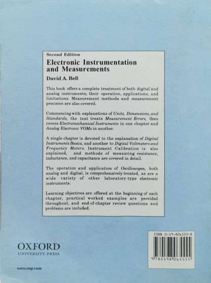 Electronic Instrumentation and Measurements: Second Edition (Indian Edition) By David A. Bell