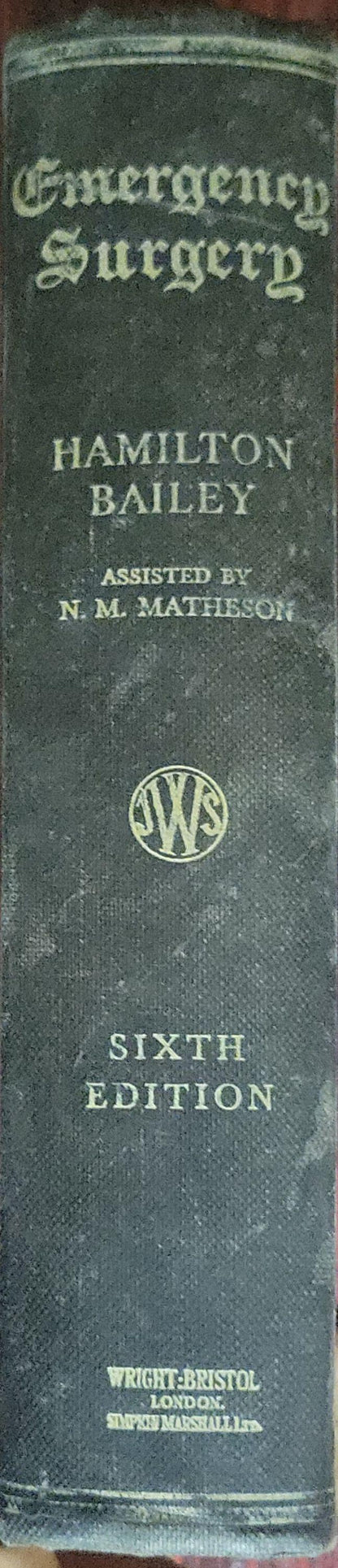 Emergency surgery Hardcover – Import, January 1, 1953 by Hamilton BAILEY (Author)