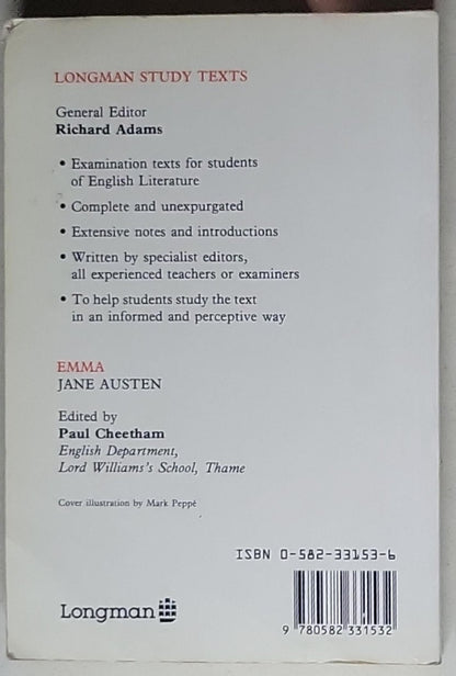 Emma: Longman Study Texts (Longman Study Texts edition)
