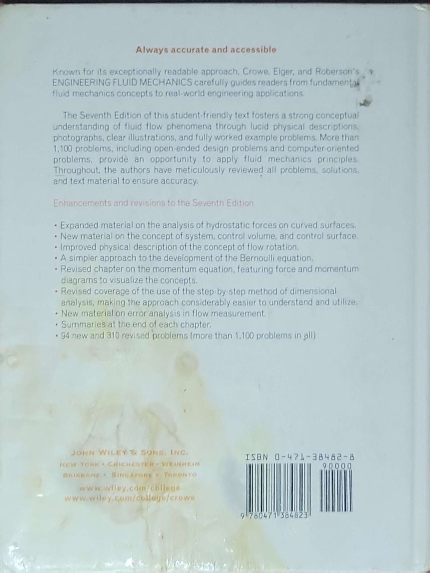 Engineering Fluid Mechanics: Seventh Edition