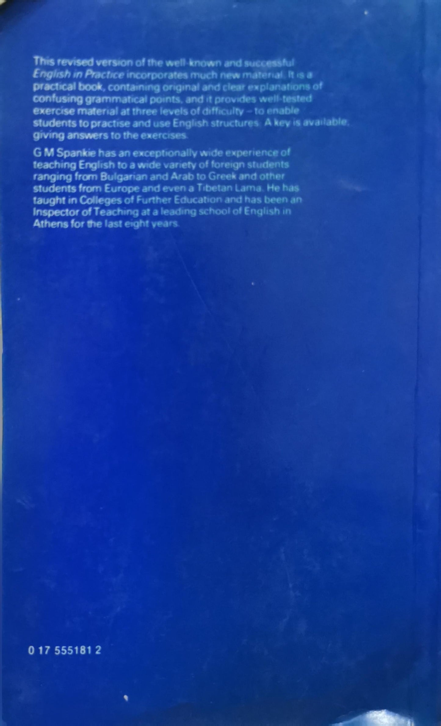 ENGLISH IN USE By GM Spankie