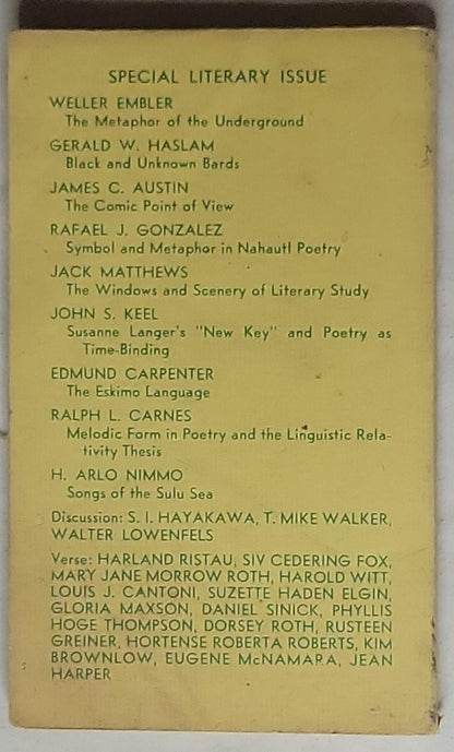 ETC: A Review of General Semantics: Vol. XXV, No. 4 (December 1968)