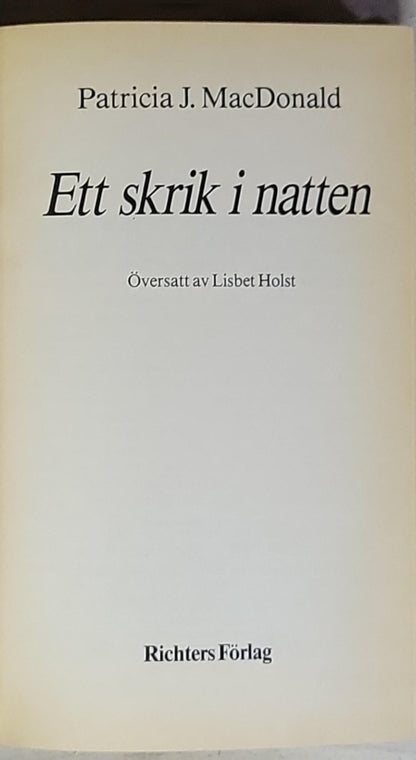 Ett skrik i natten