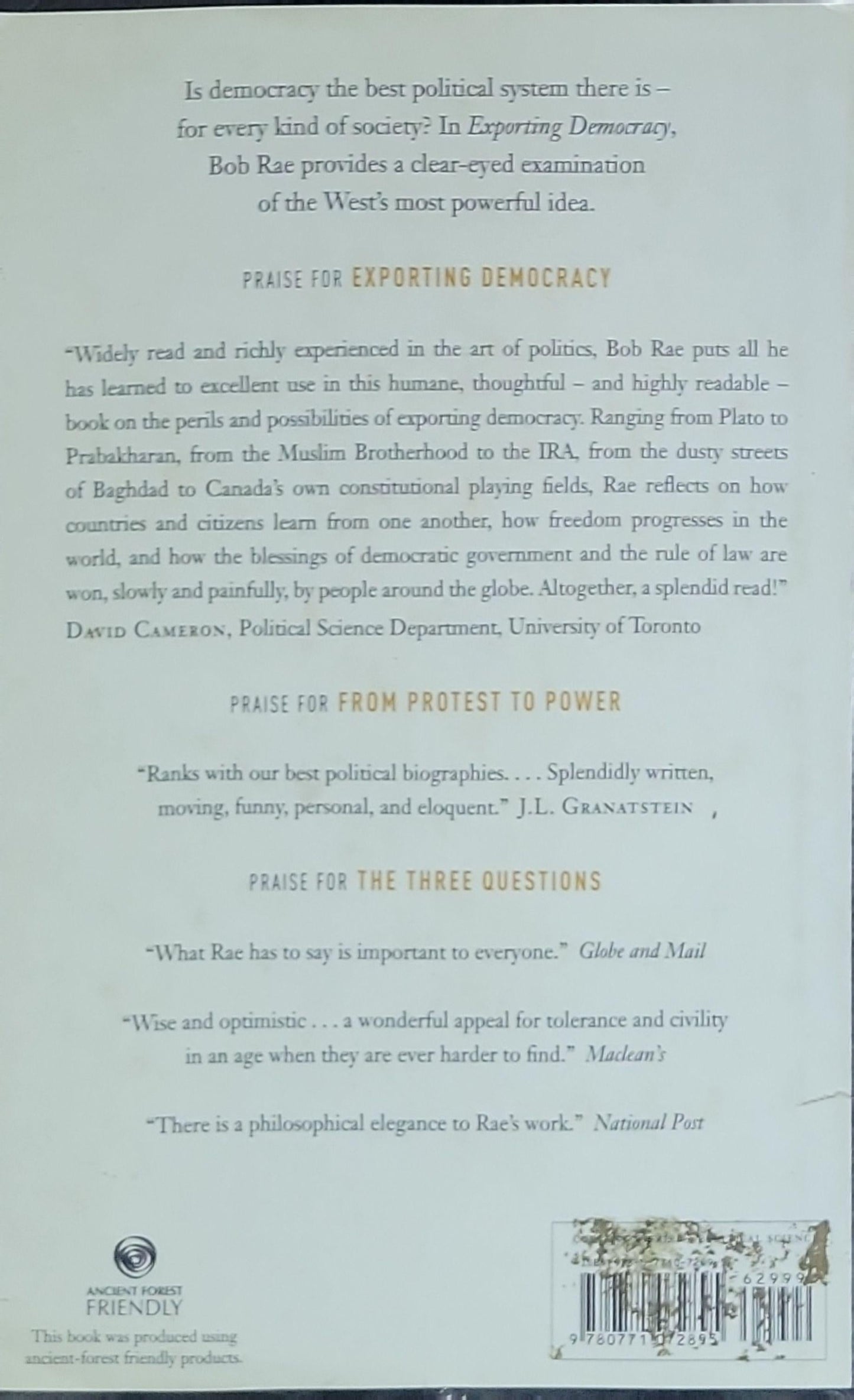 Exporting Democracy: The Risks and Rewards of Pursuing a Good Idea