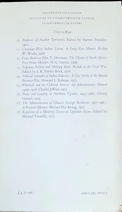 Expulsion of a Minority: Essays on Ugandan Asians