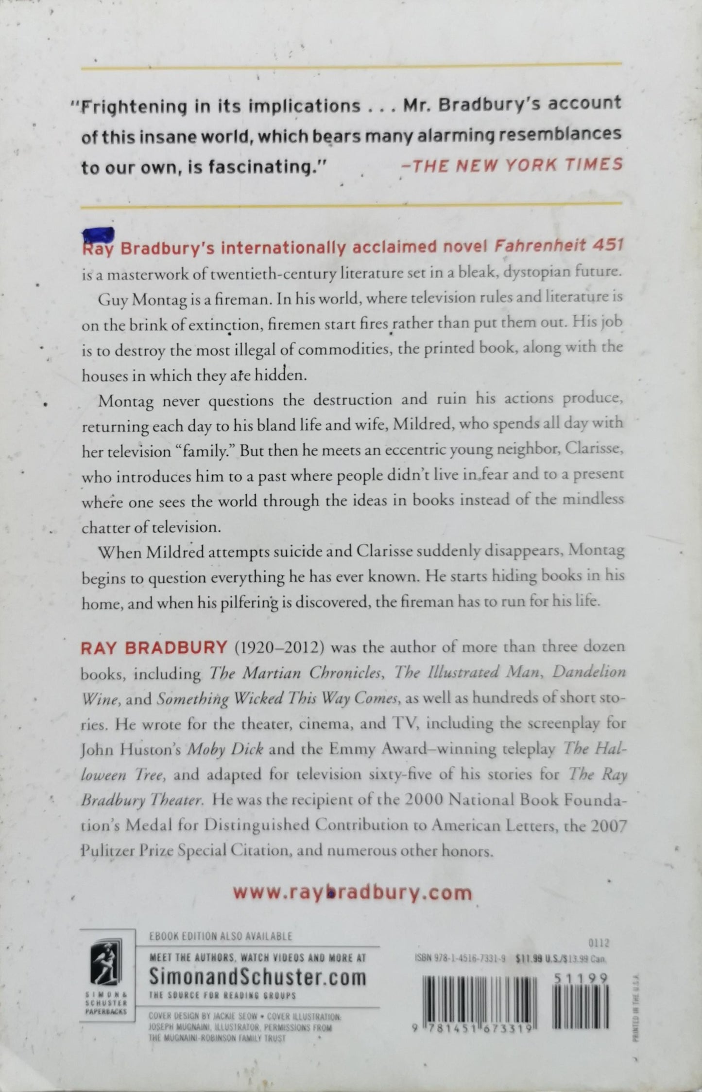 Fahrenheit 451 By Ray Bradbury