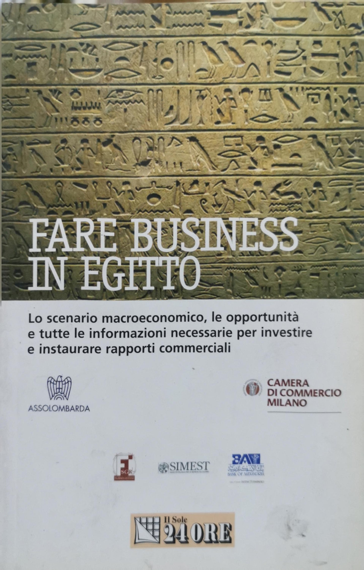 Fare business in Egitto: Lo scenario macroeconomico, le opportunità e tutte le informazioni necessarie per investire e instaurare rapporti commerciali By Antonio de Capoa