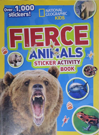 Fierce Animals: Sticker Activity Book