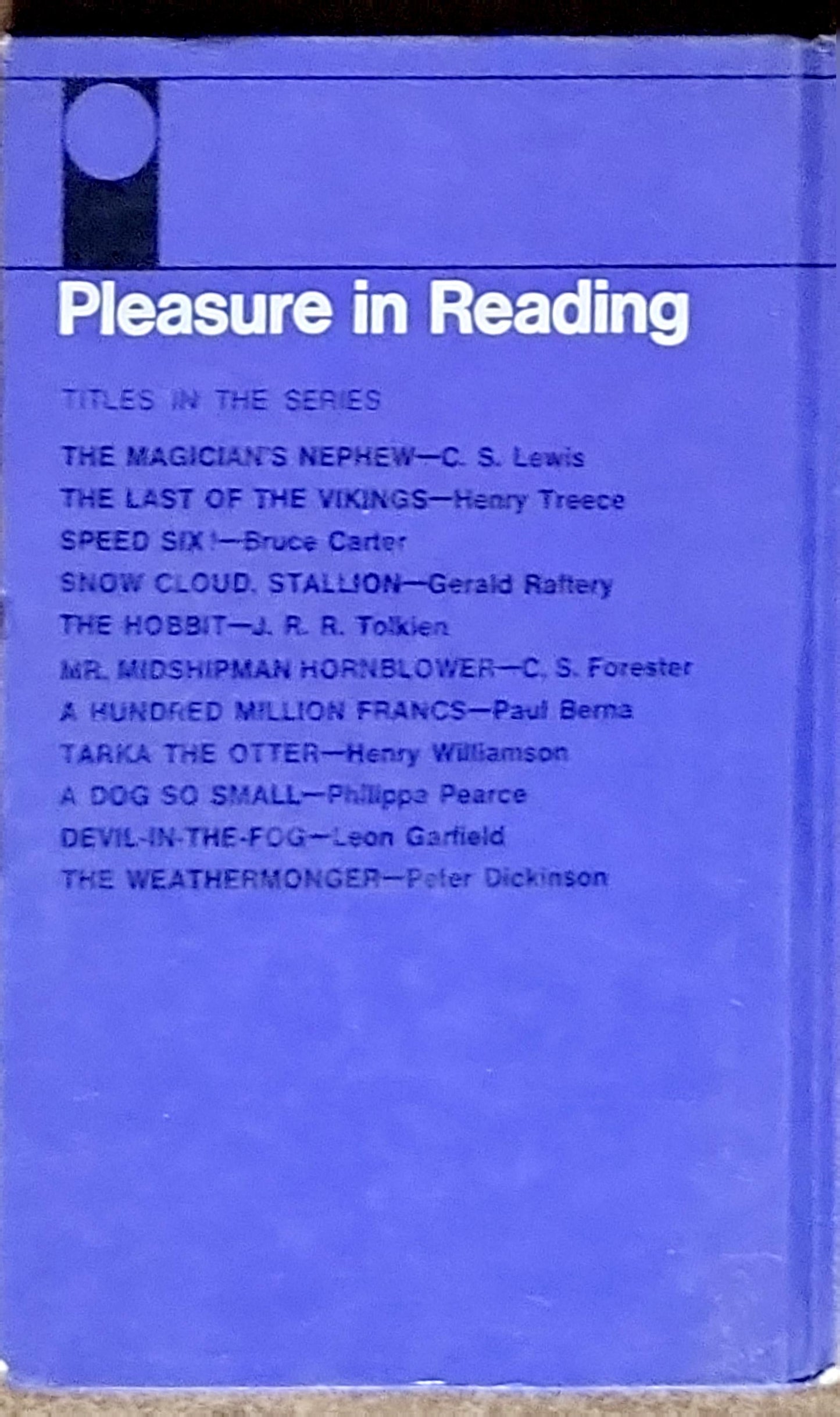 First Choice: Pleasure in Reading