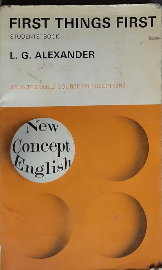 First Things First: Students' Book