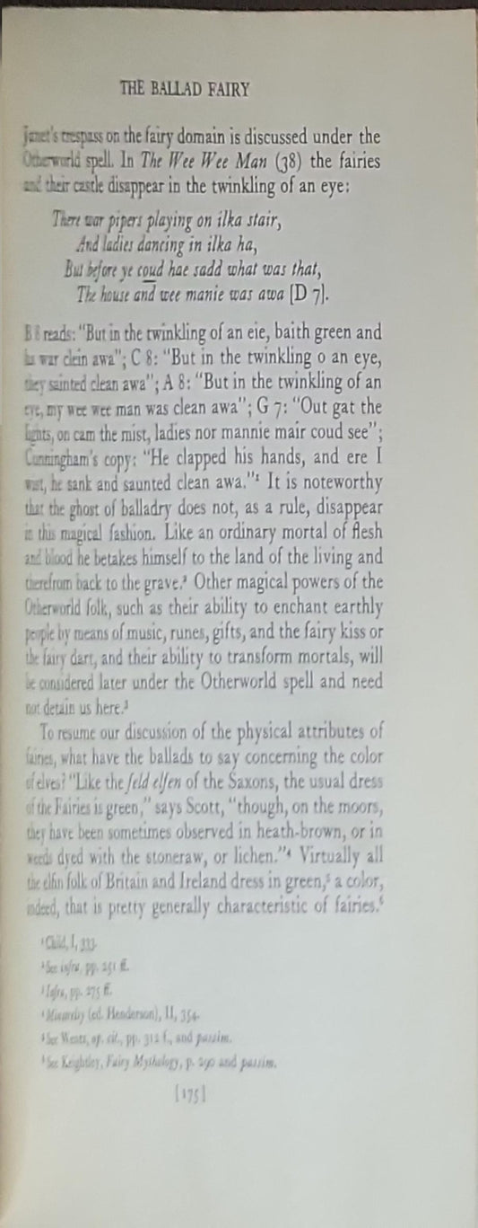 Folklore in the English and Scottish Ballads