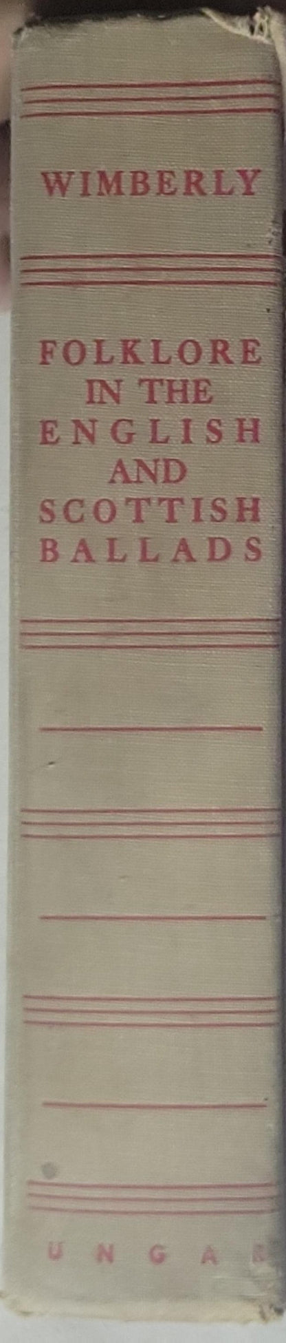 Folklore in the English and Scottish Ballads