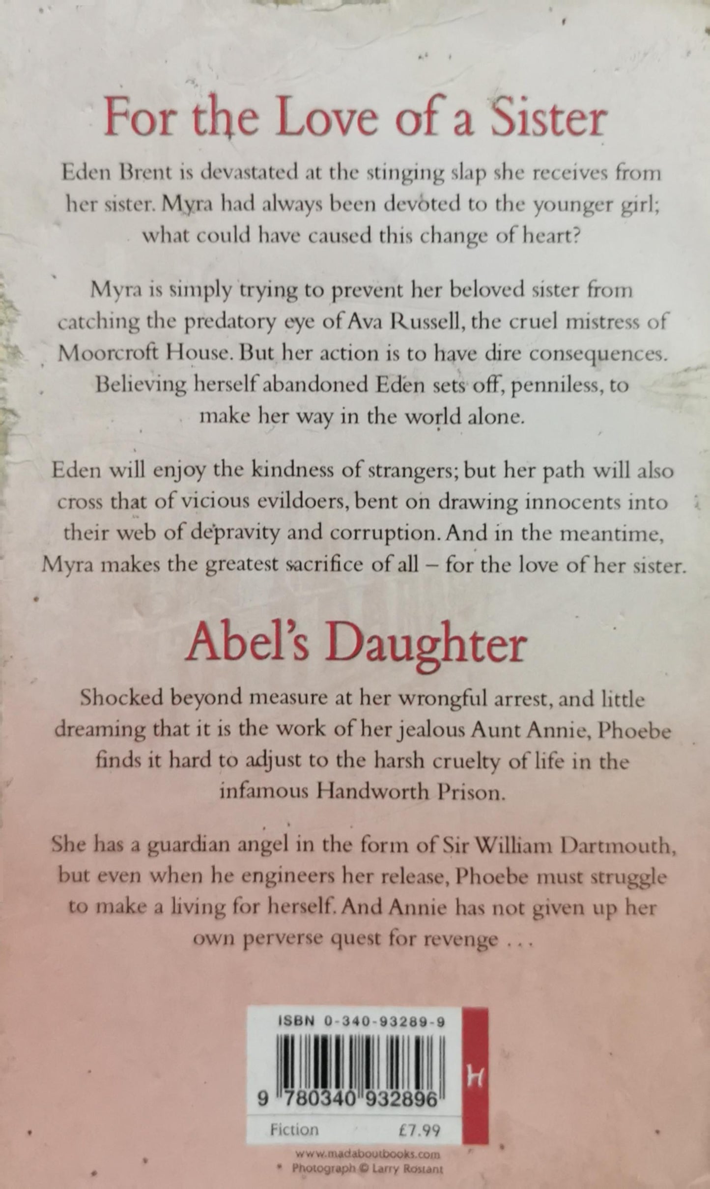 For the Love of a Sister / Abel's Daughter: Two Novels in One Volume By Meg Hutchinson