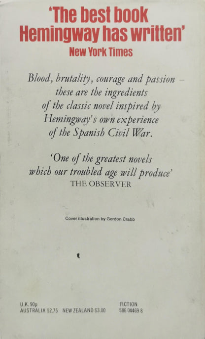 For Whom the Bell Tolls By Ernest Hemingway