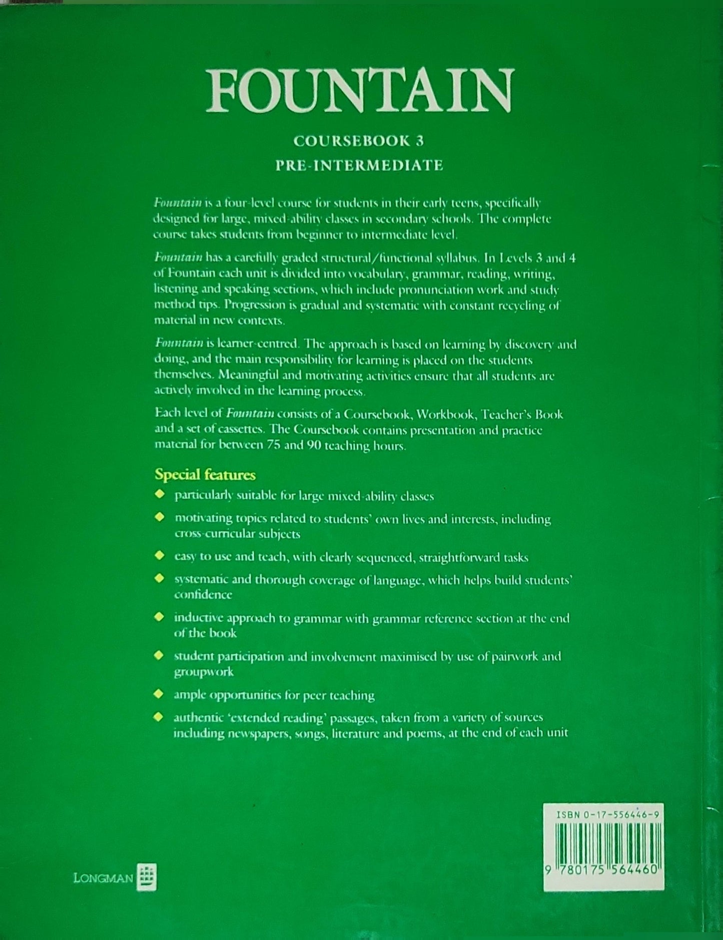 Fountain: Coursebook 3 Pre-Intermediate By Jim Lawley and Helen O'Neill