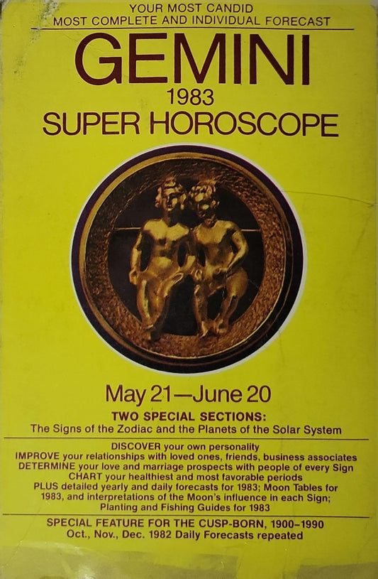 Gemini: 1983 Super Horoscope By Unknown