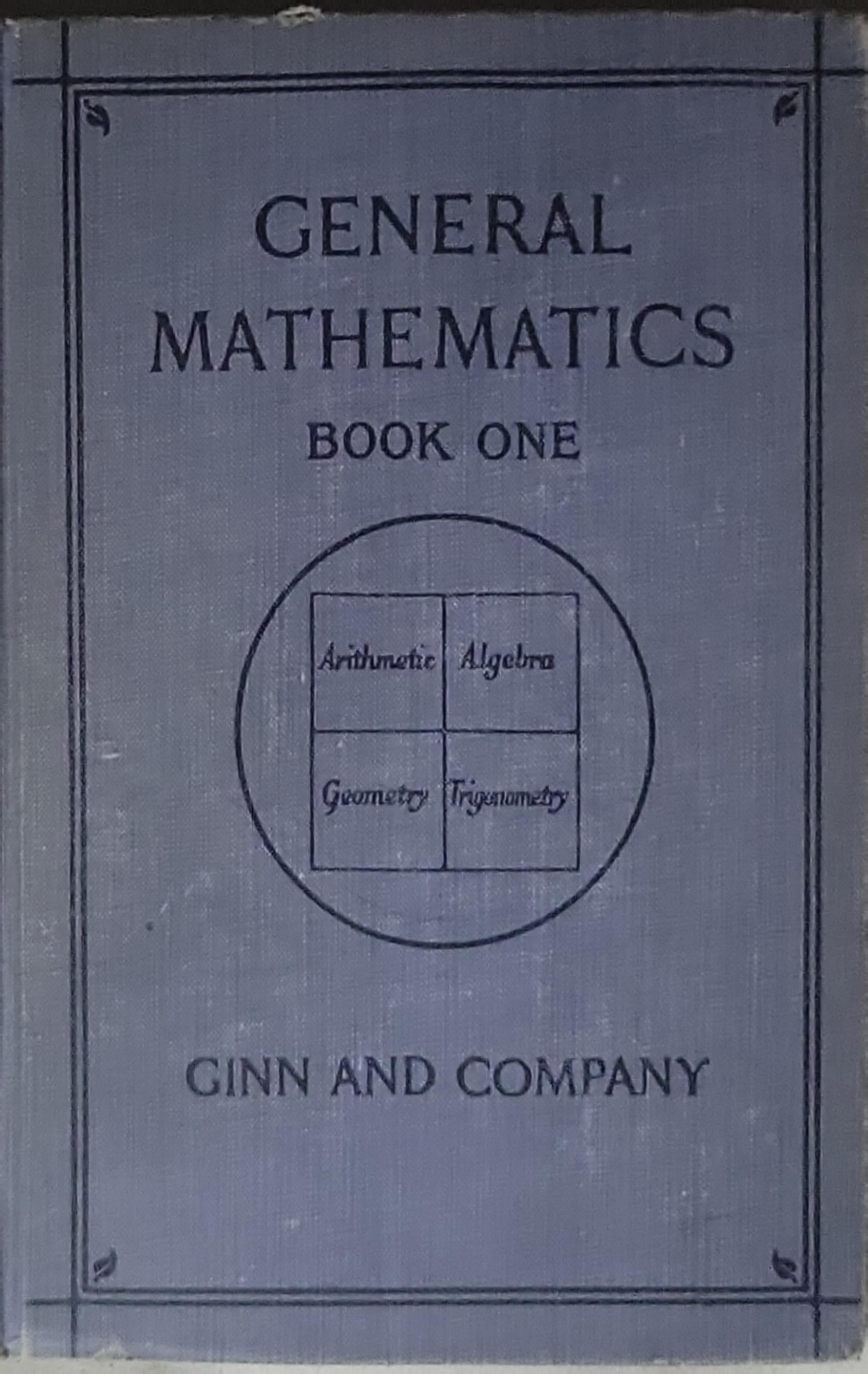 General Mathematics: Book 1 By Raleigh Schorling and William David ...