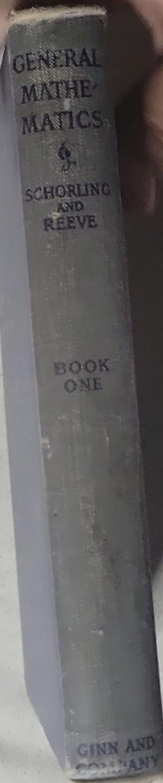General Mathematics: Book 1
