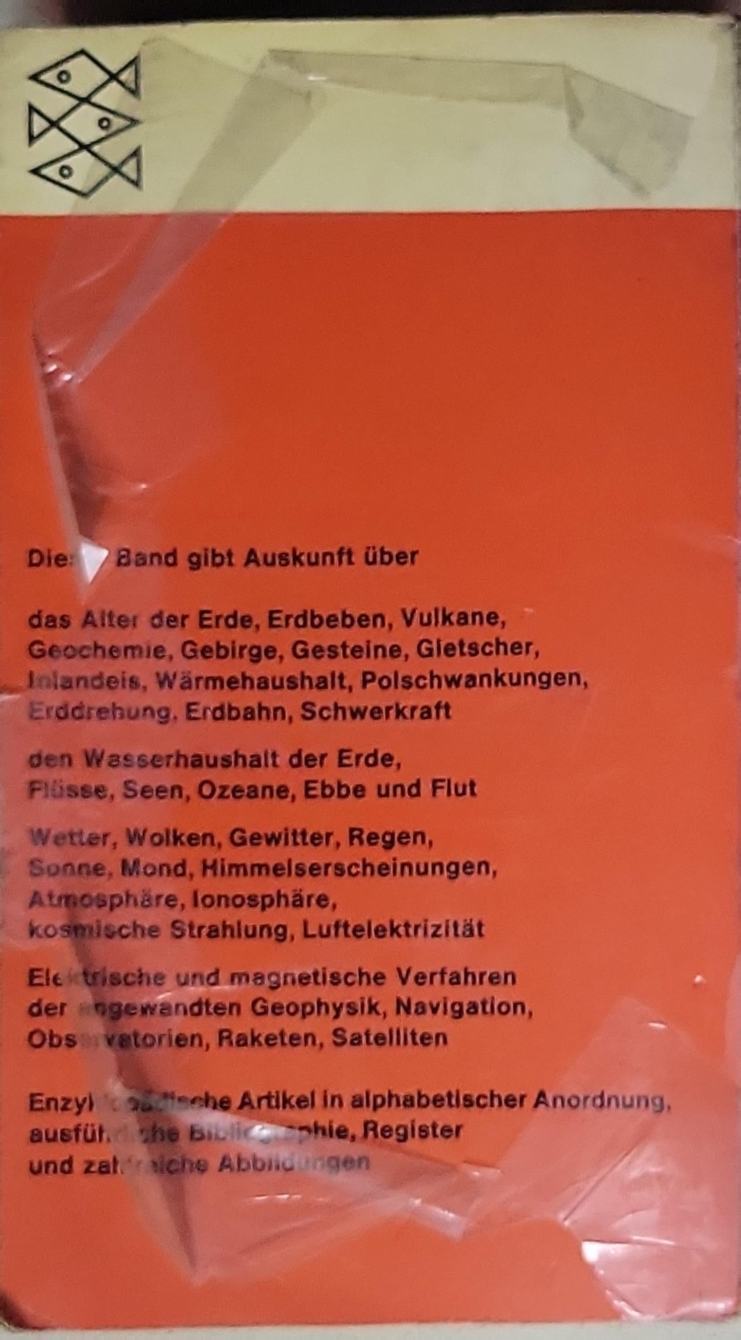 Geophysik: Neubearbeitung; Herausgeber: Julius Bartels, Gustav Angenheister